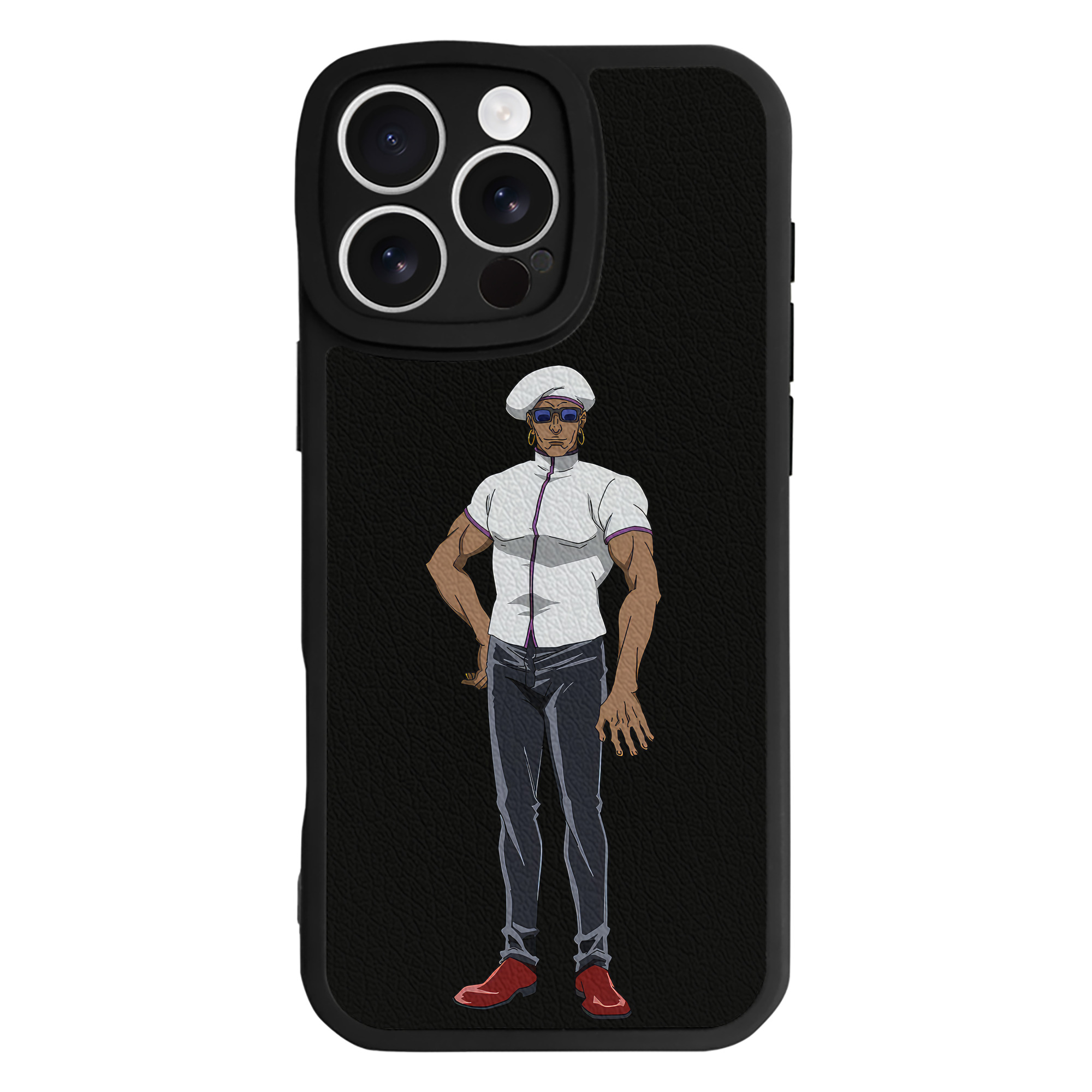 （画像用） 呪術廻戦 Jujutsu Kaisen 【iPhone 16シリーズ対応】シリコンスマホケース（レザー調） 材質：シリコン